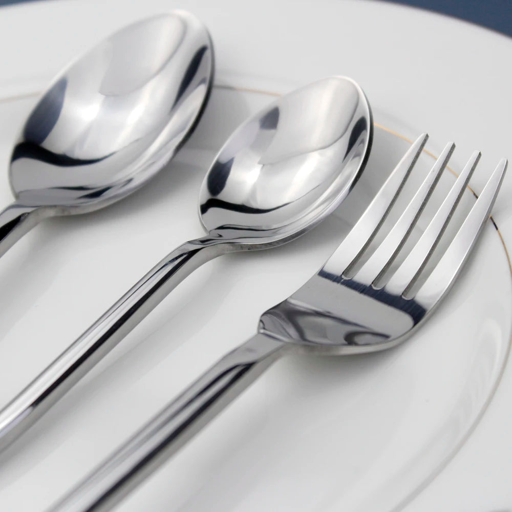 LUCF Snail-Handle Stainless Steel Flatware