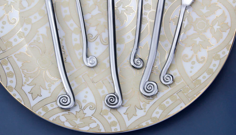 LUCF Snail-Handle Stainless Steel Flatware