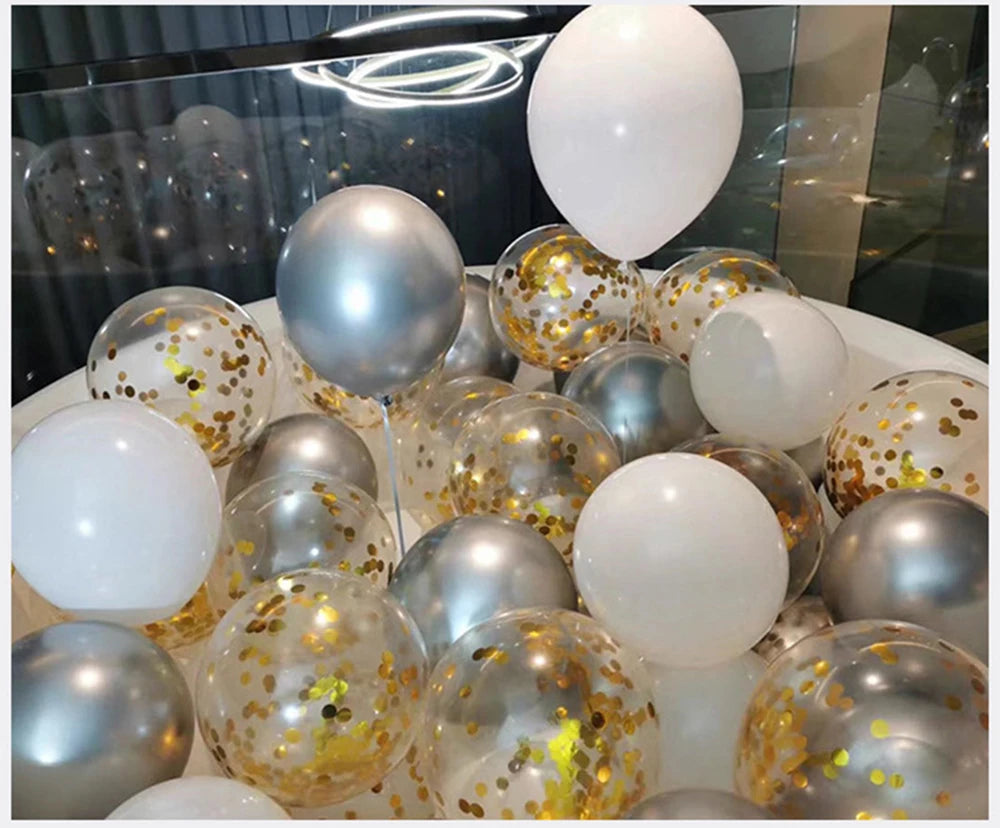 10 & 12-Inch Latex Balloons, Assorted Pack Options