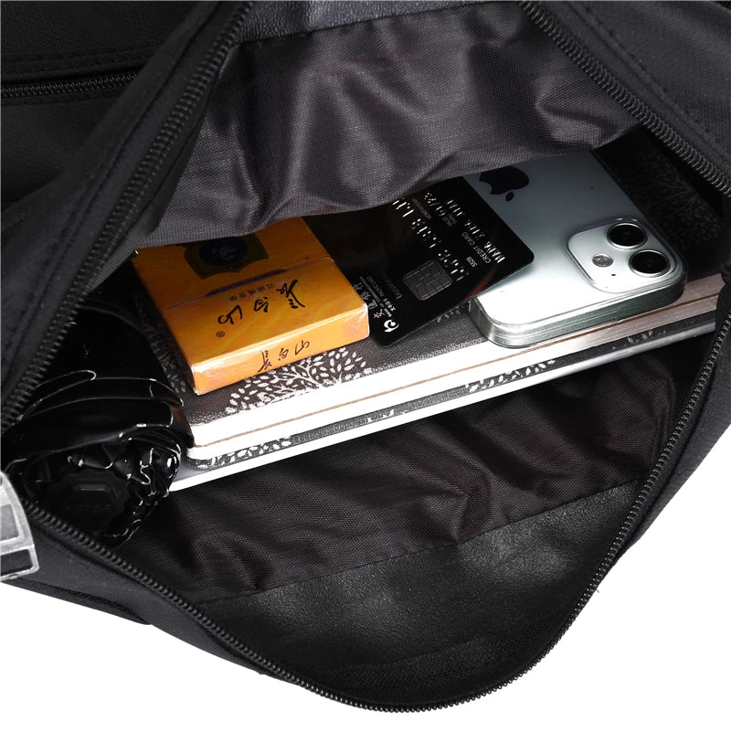 Men's Oxford Fabric Travel Crossbody Bag