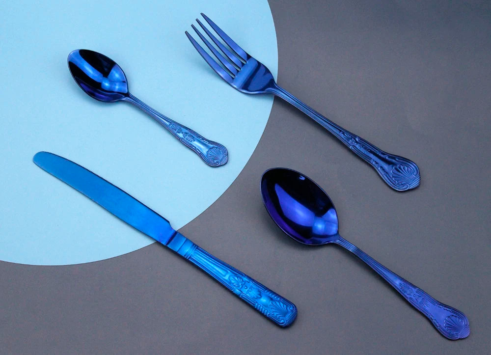 LUCF Vintage-Style Stainless Steel Flatware