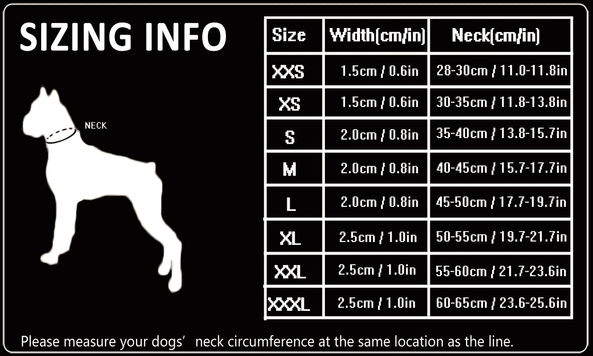 TRUELOVE Reflective Nylon Dog Collar TLC5011