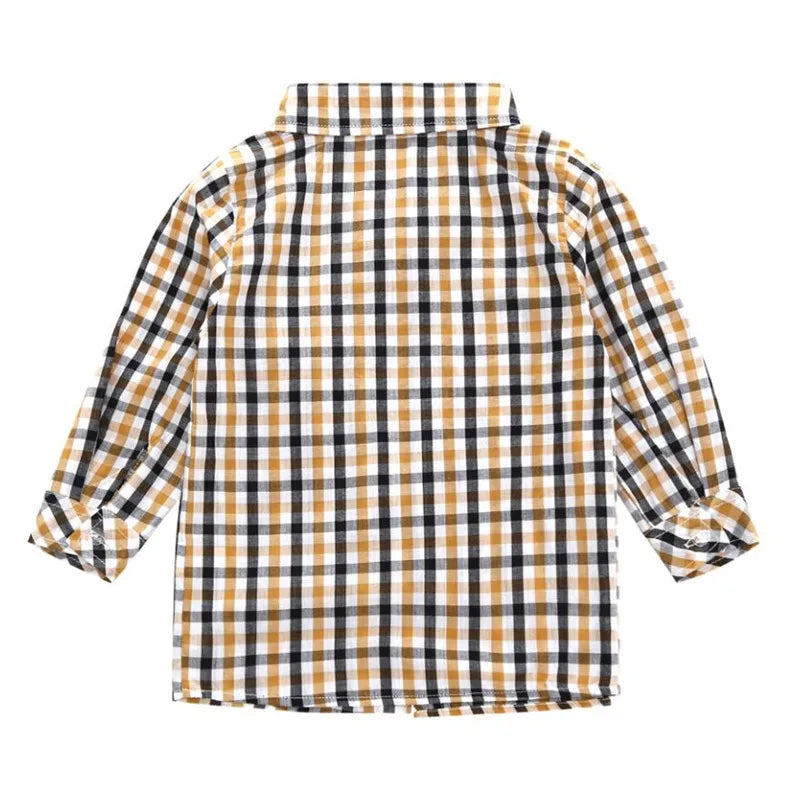 Kids BoysClothes  Children Plaid Coat+T-Shirt+Pants 3pcs Baby Suits Toddler Boy Clothing Spring Autumn Outerwear Costume BC1034 Whispering Desires Shoppe