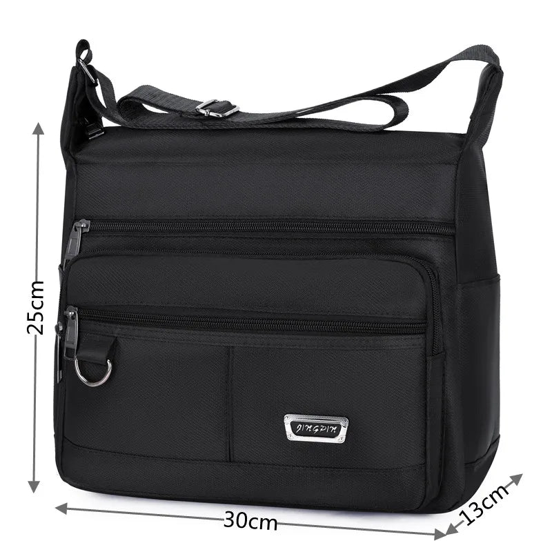 Men's Oxford Fabric Travel Crossbody Bag