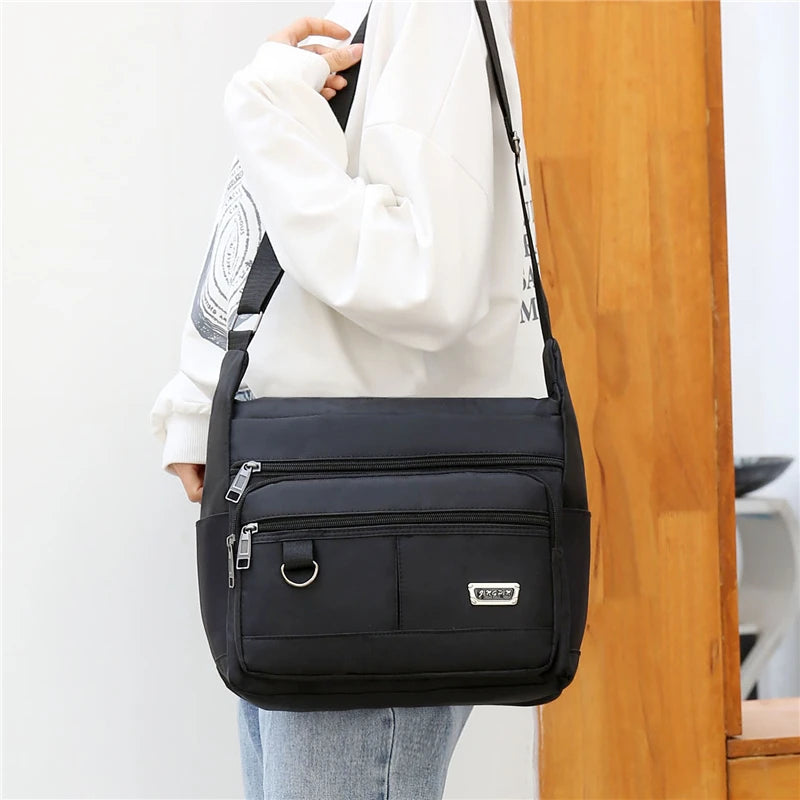 Men's Oxford Fabric Travel Crossbody Bag