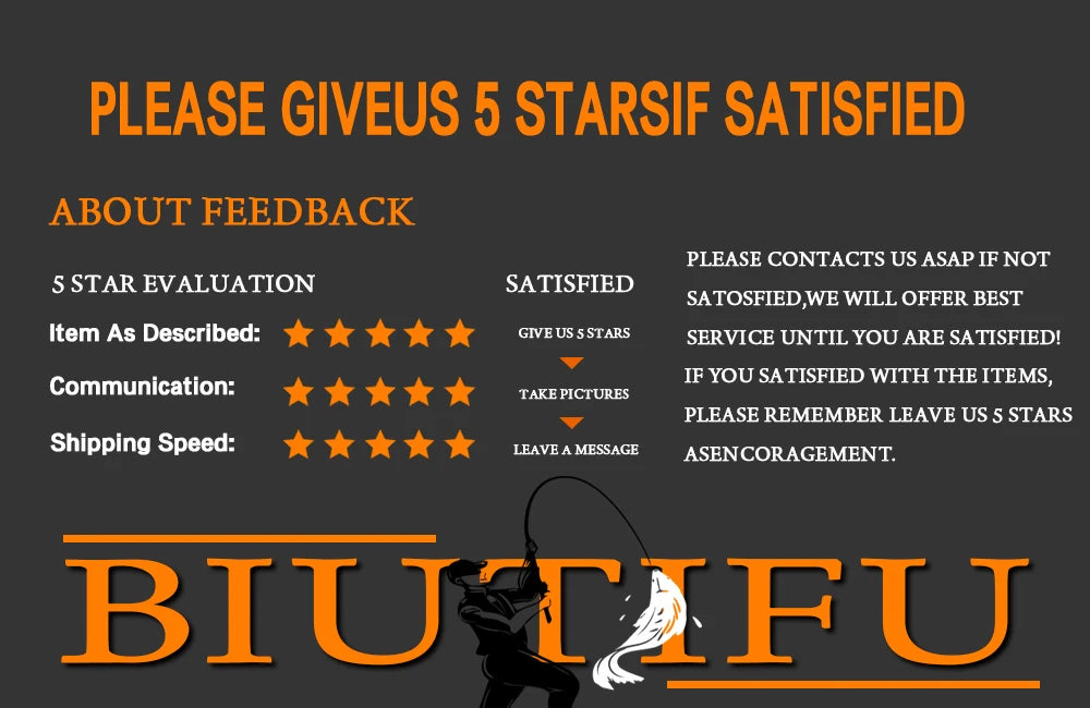 BIUTIFU Telescopic Surf Rod — 4.25, 4.5 or 5 m
