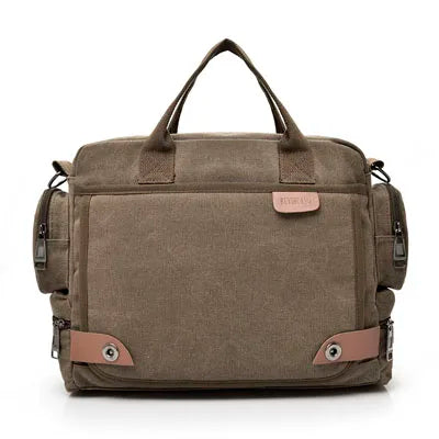 DIDA BEAR Men's Canvas Messenger Bag
