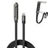 USB-C Braided Charging Cable with Phone Stand – 1.5 m