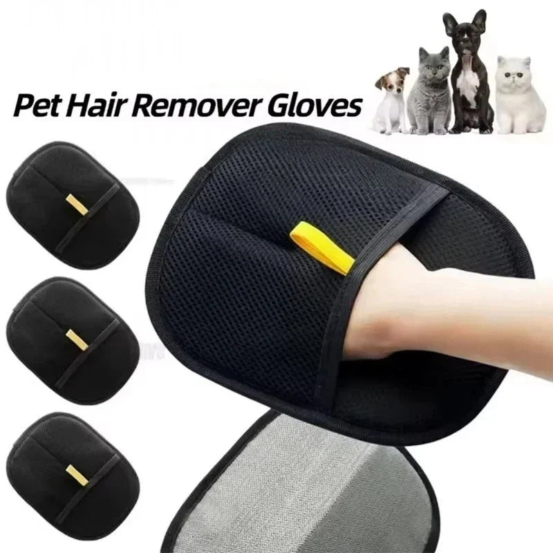 Pet Hair Removal Tool Reusable Static Removal Gloves, Double-Sided Grooming Gloves for Pets, Removes Pet Fur Hair for Carpets Whispering Desires Shoppe