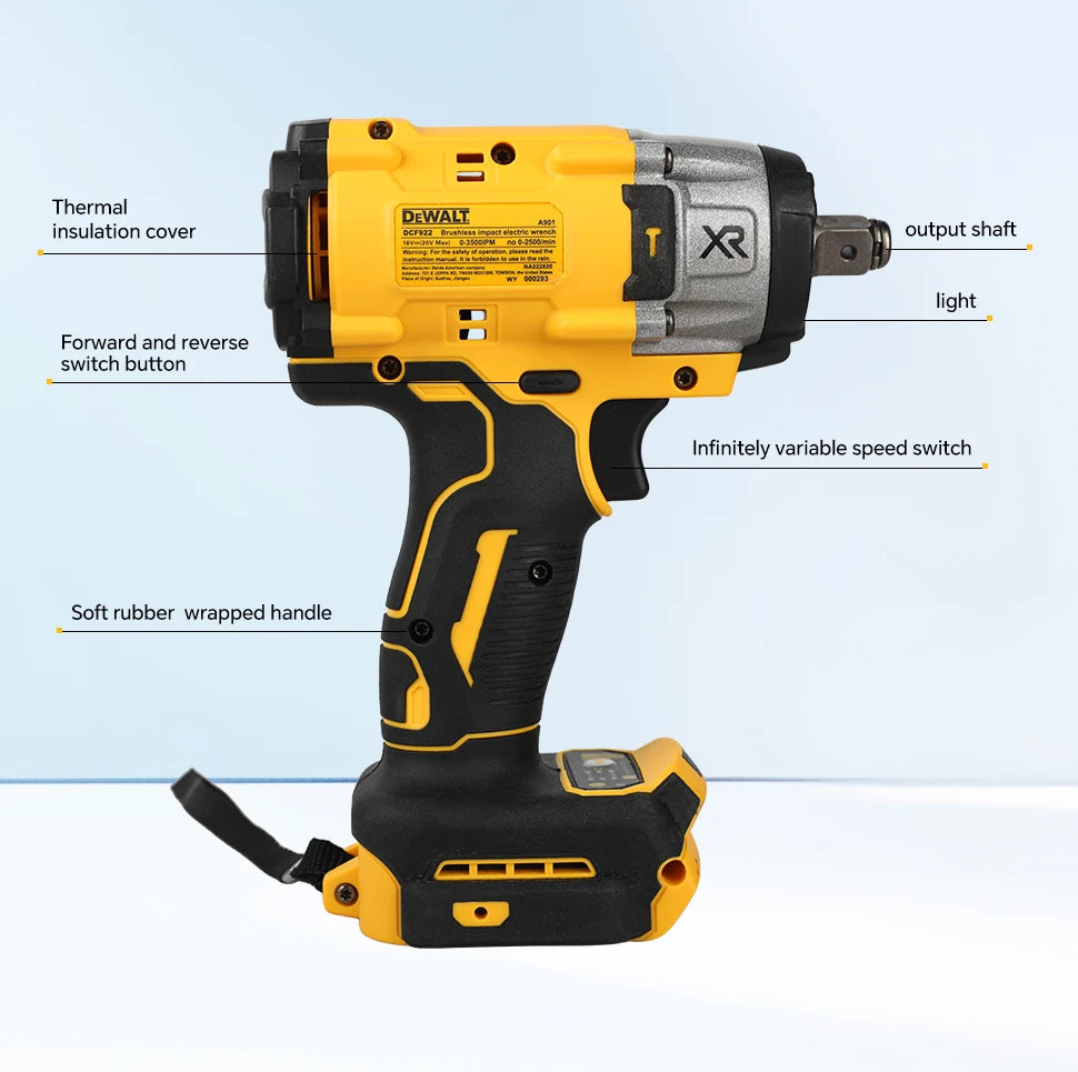 DEWALT DCF921 / DCF922 1/2-Inch Impact Wrench — Tool Only