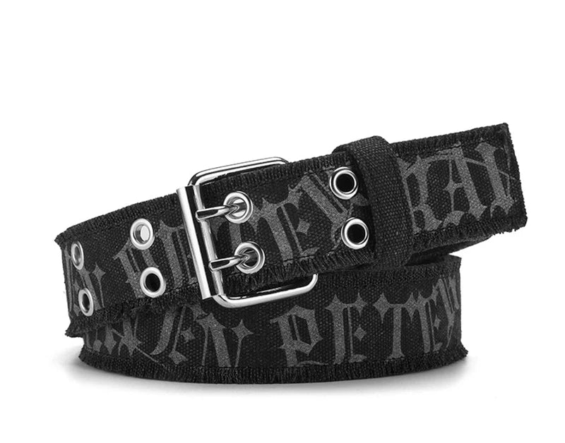 Unisex Double-Prong Canvas Belt