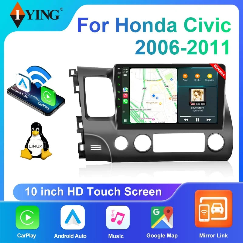 IYING MZY-01-A Stereo for Honda Civic 2006–2011