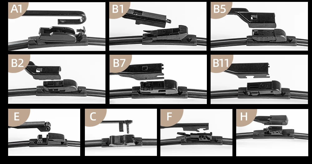 Front Wiper Blade Pair for Kia Carens / Rondo