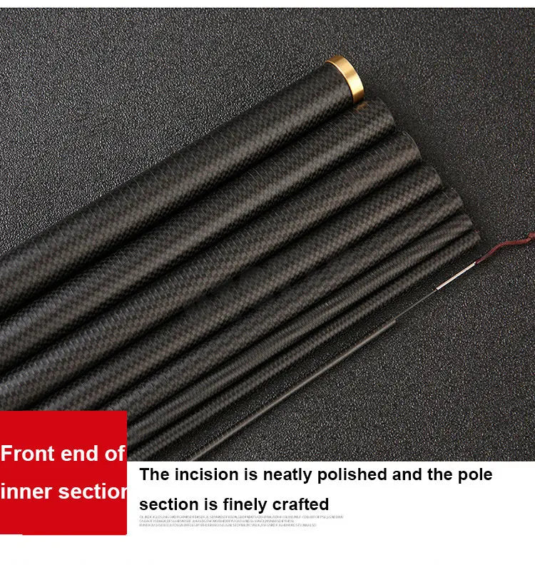Telescopic Carbon Stream Fishing Pole