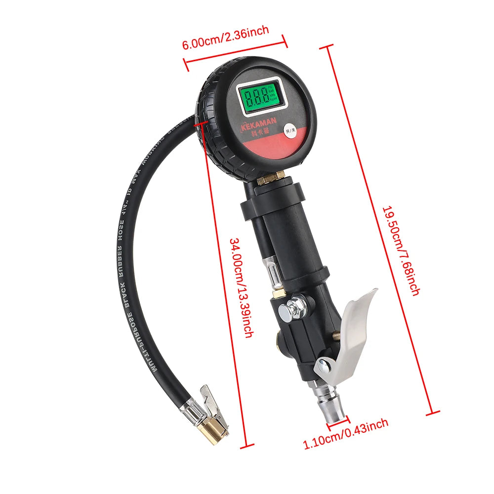 LEEPEE Digital Tire Inflator & Pressure Gauge