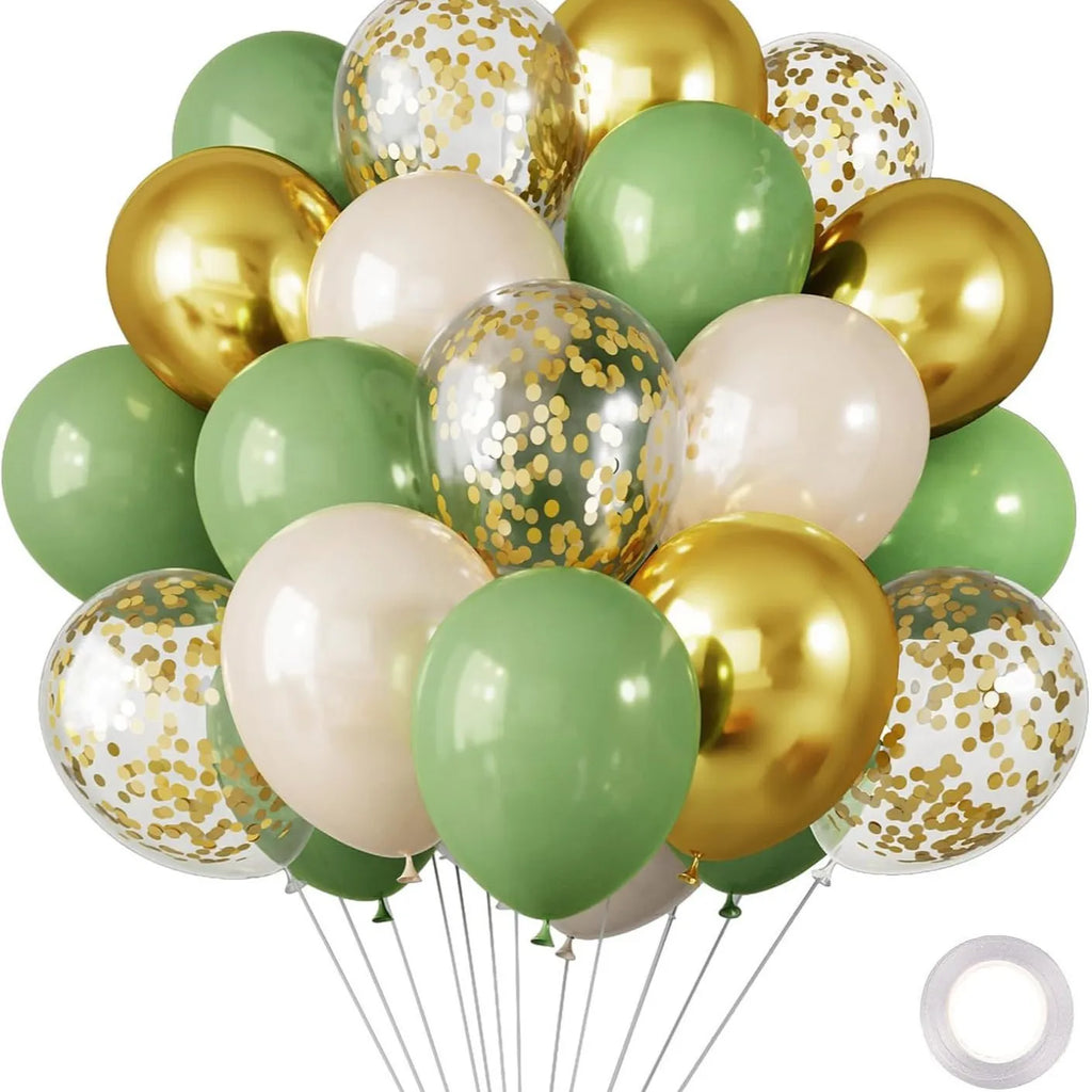 10-Inch Chrome Latex Balloons, 30-Pack
