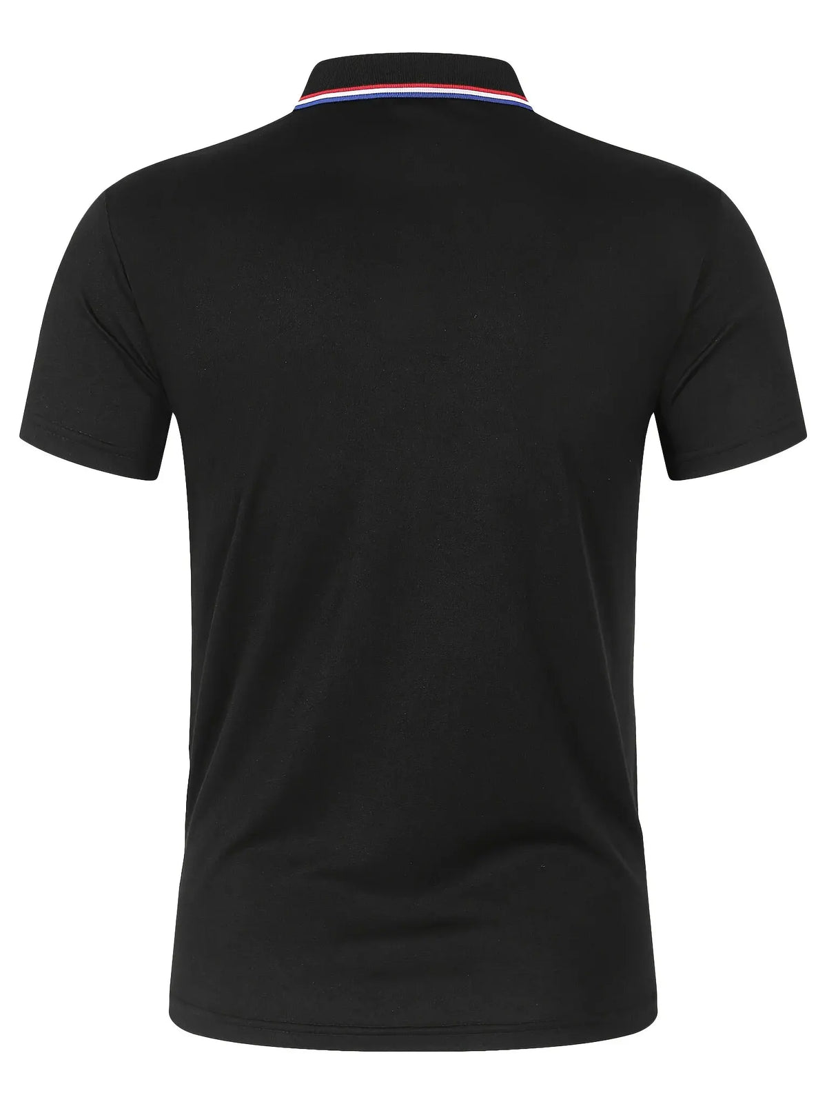 Men's Solid-Color Short-Sleeve Polo Shirt