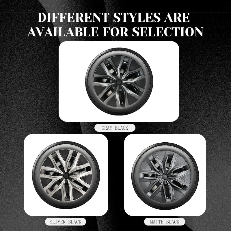 TSLLUG 19-Inch Wheel Covers for Tesla Model Y – Set of 4