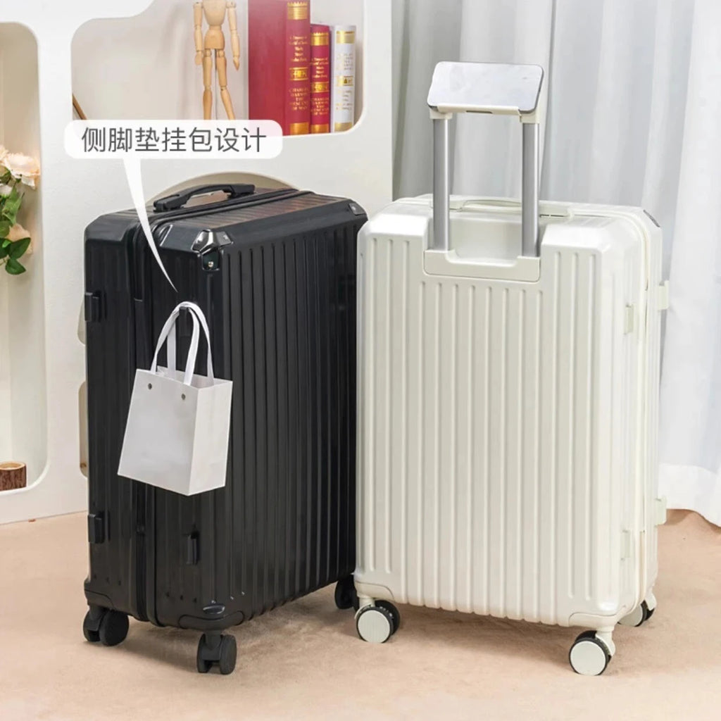 Luggage 2025 New Style 20inch Boarding Small Trolley Suitcase Male Password Leather Suitcase 24 Strong Durable Whispering Desires Shoppe