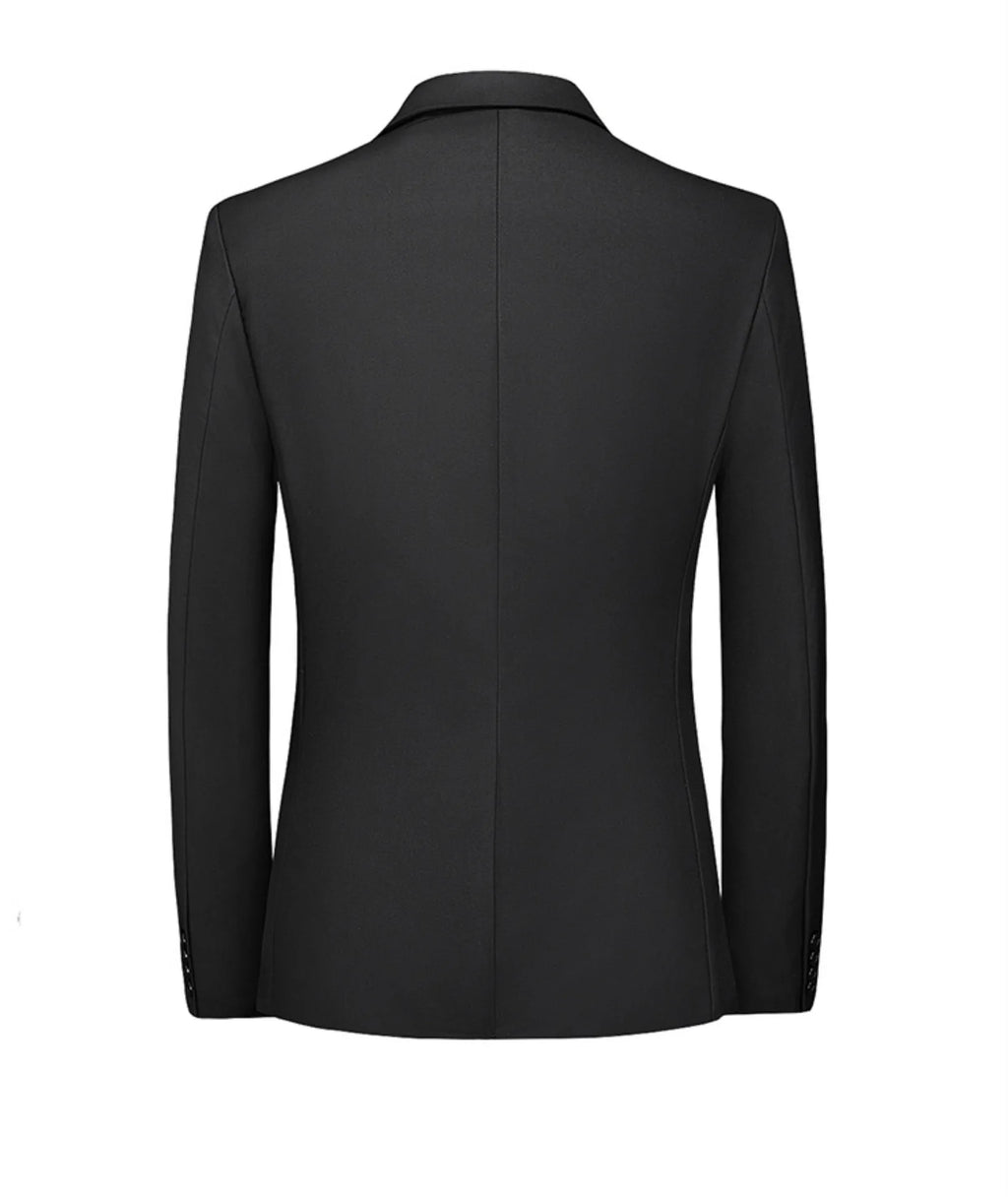 Men's Slim-Fit Double-Breasted Two-Piece Suit