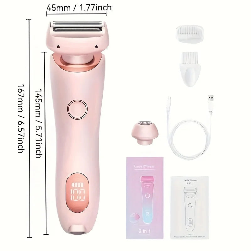 Rechargeable 2-in-1 Women's Body & Bikini Trimmer