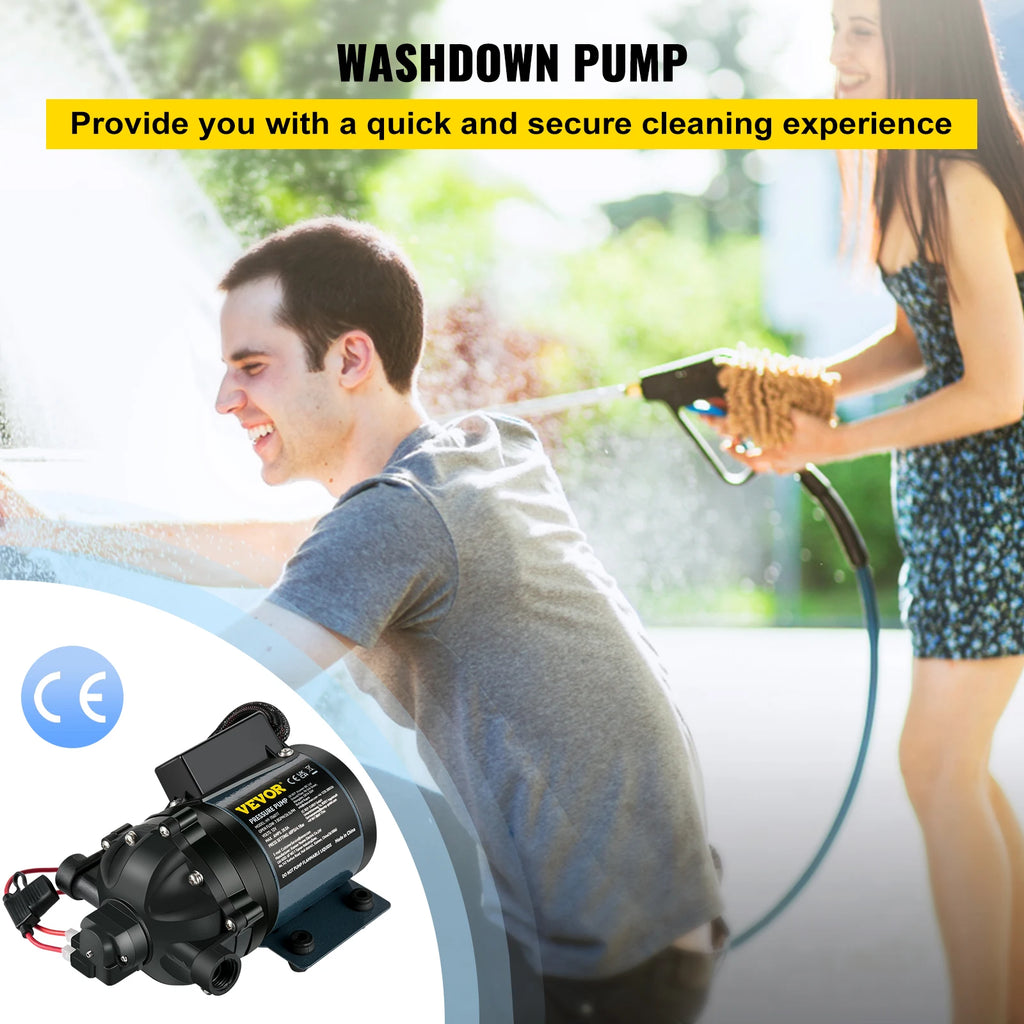 SucceBuy 12V 7 GPM RV & Marine Washdown Pump