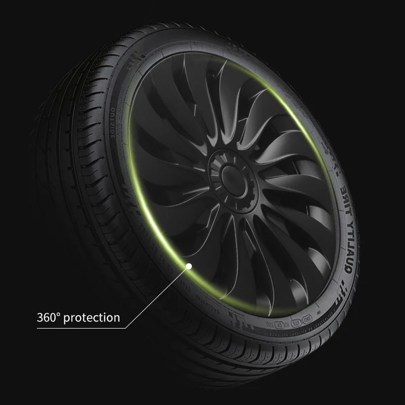 MOTENIO 18-Inch Wheel Covers for Model 3 Highland – Set of 4