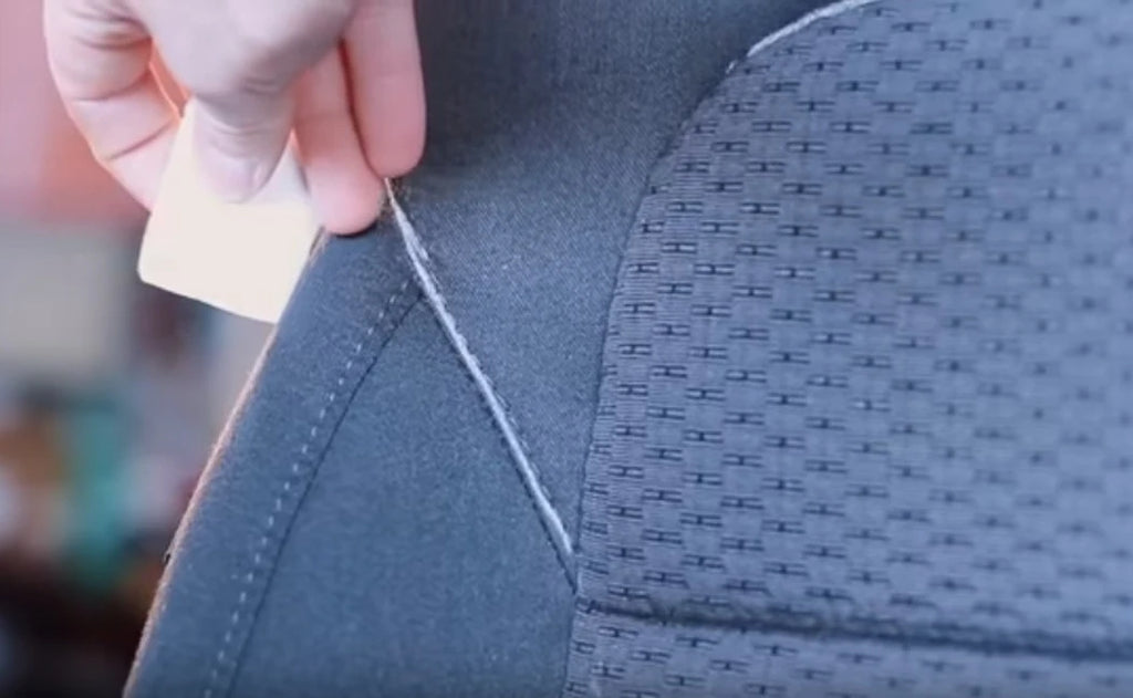 AUTO PLUS Two-Tone Polyester Seat Covers