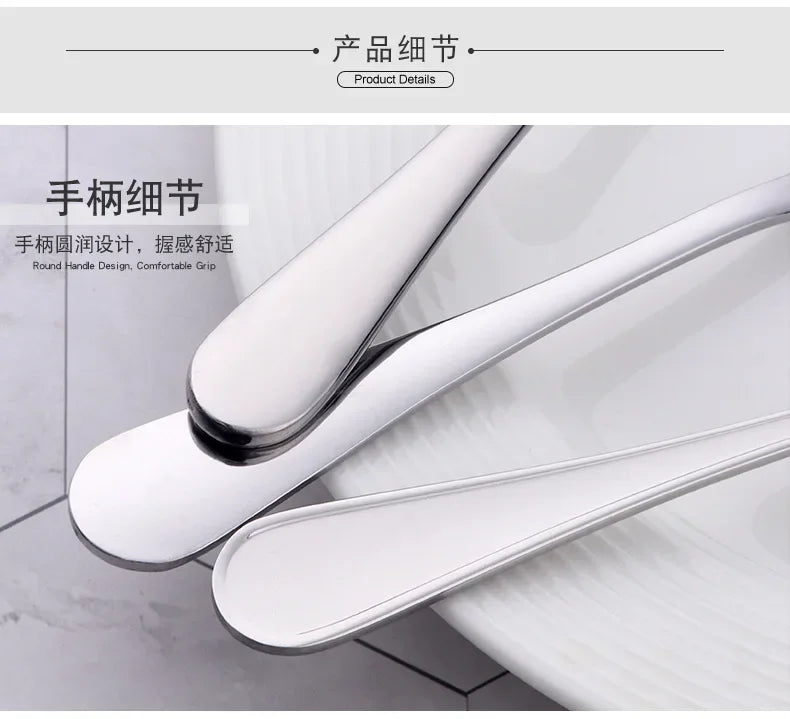 Stainless Steel Knife, Fork and Spoon Set