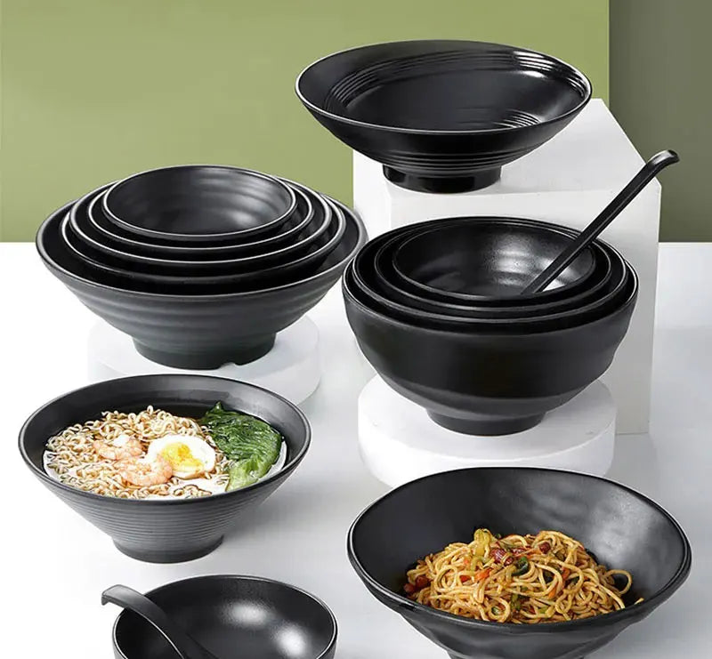Frosted Melamine Bowls — Assorted Sizes