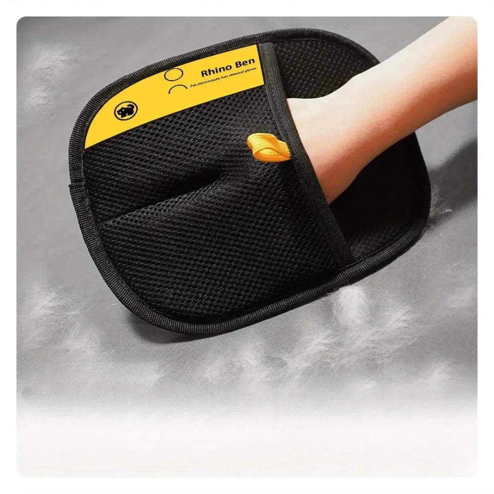 2‑Pack Pet Hair Removal Grooming Gloves, Double‑Sided Gentle Shedding Brush Gloves for Cats & Dogs, Pet Fur Remover Massage Grooming Tool Whispering Desires Shoppe