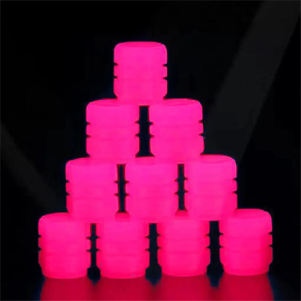 Luminous ABS Tire Valve Caps – Set of 4