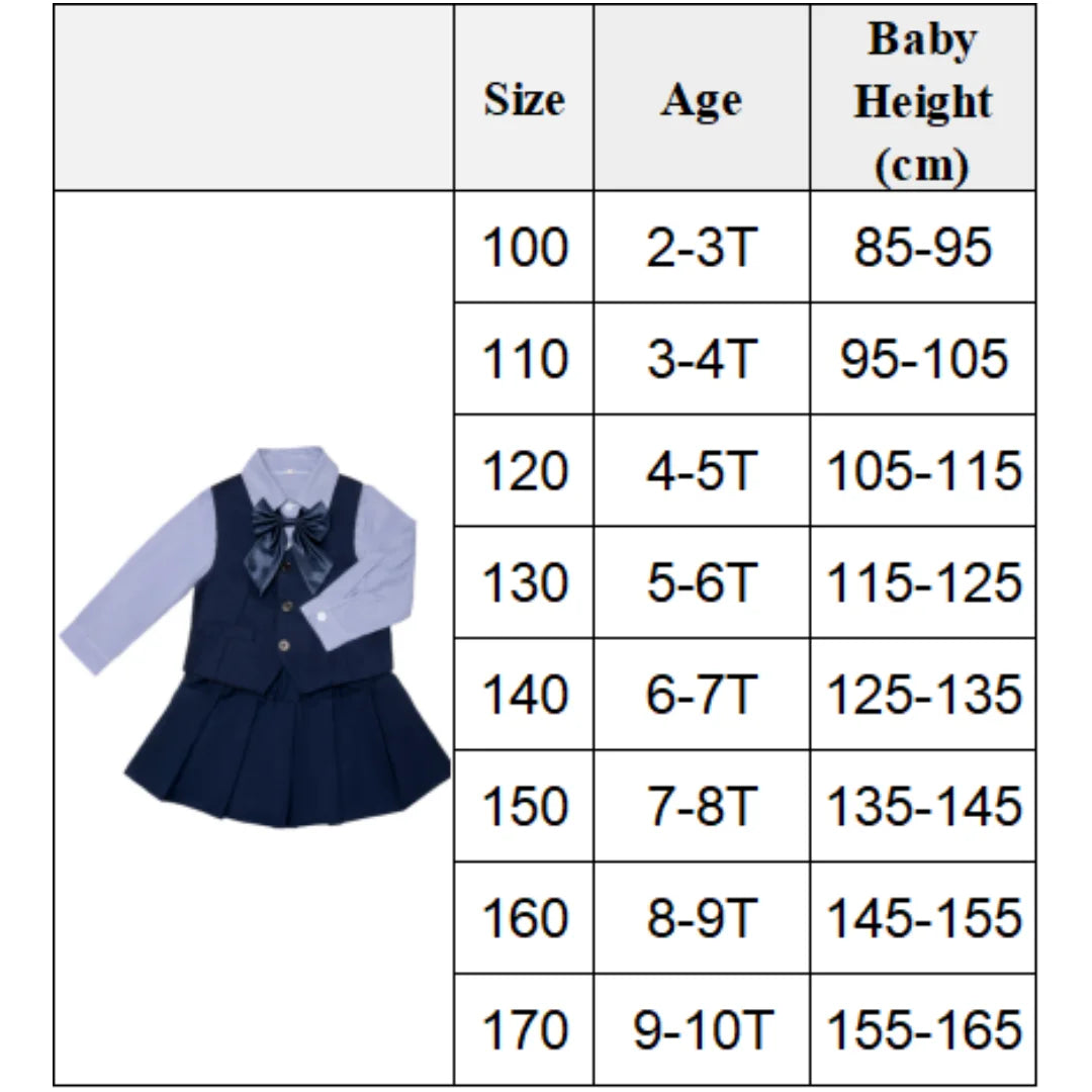 Kids' School Uniform Sets – With or Without Vest