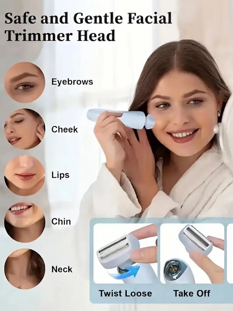 Rechargeable 2-in-1 Women's Body & Bikini Trimmer