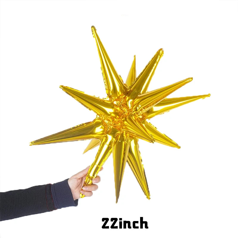 Starburst Foil Balloons, Size & Pack Options