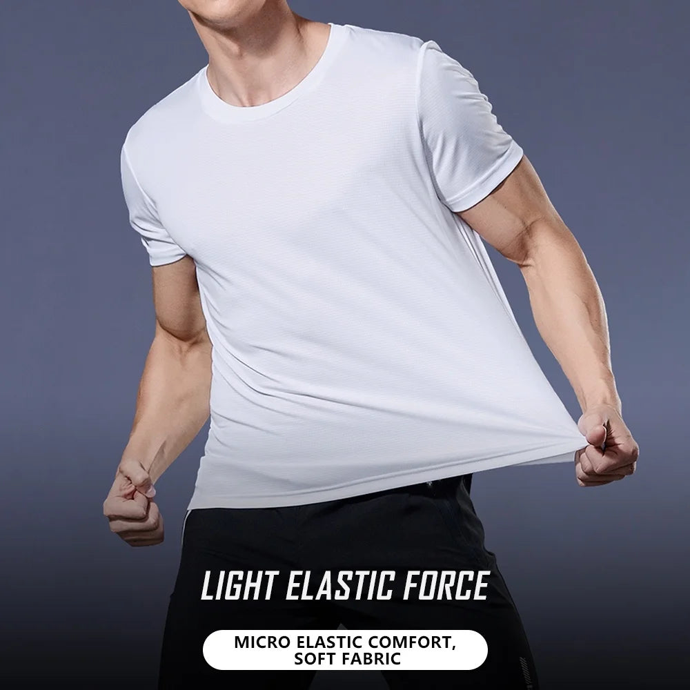 Men's Quick-Dry Short-Sleeve Athletic T-Shirt