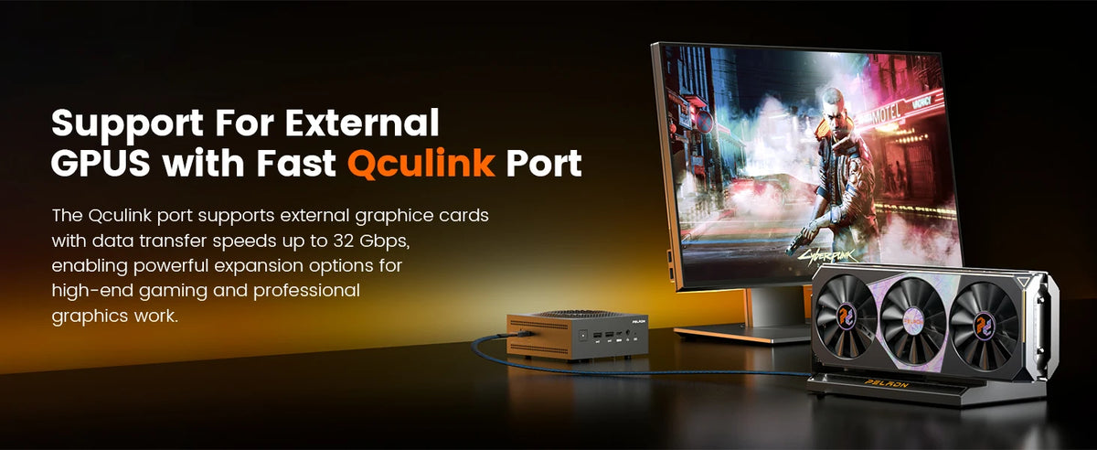 PELADN HO5 Ryzen AI 9 HX 370 Mini PC
