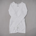 Women's Long-Sleeve Backless Workout Romper