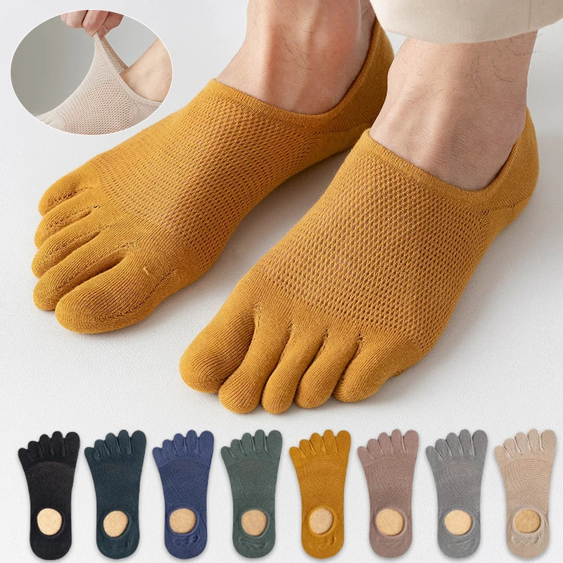 Men's Low-Cut Toe Socks – 3 Pairs
