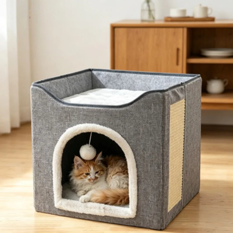 Large Foldable Cat House