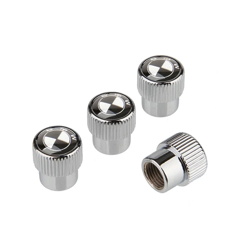 M-Power Design Aluminum Tire Valve Caps – Set of 4