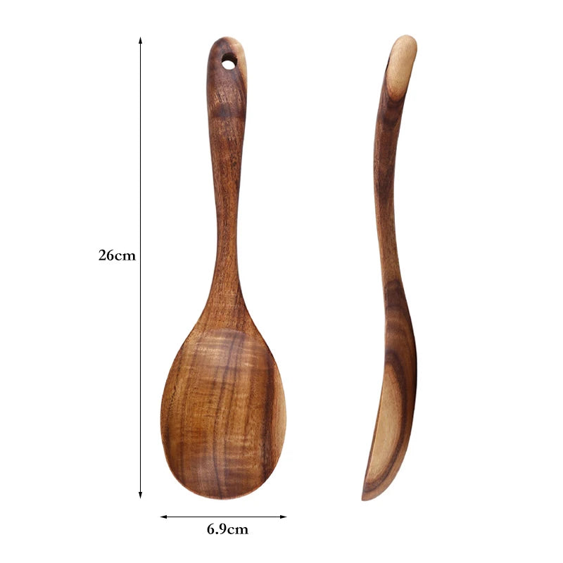 BalmyDays Acacia Wood Serving Spoons