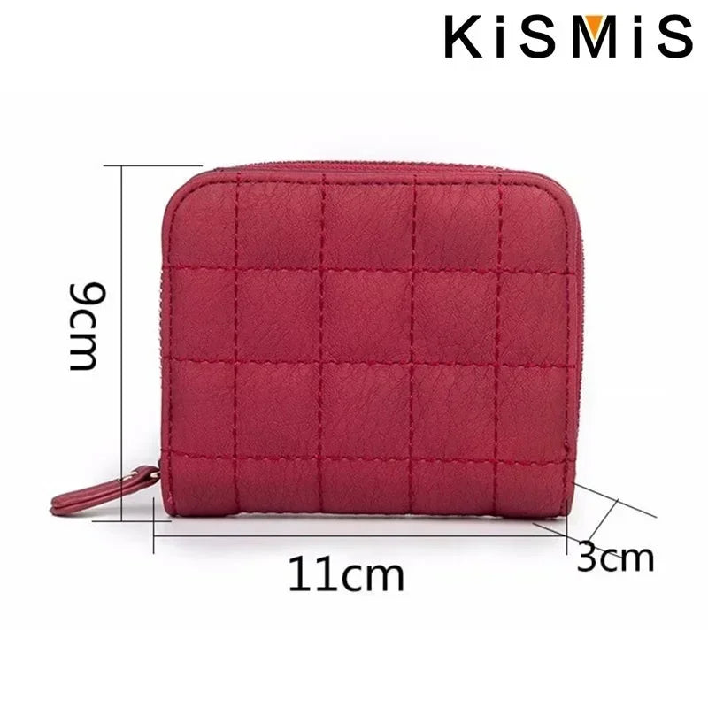 Women's Compact PU Card Wallet