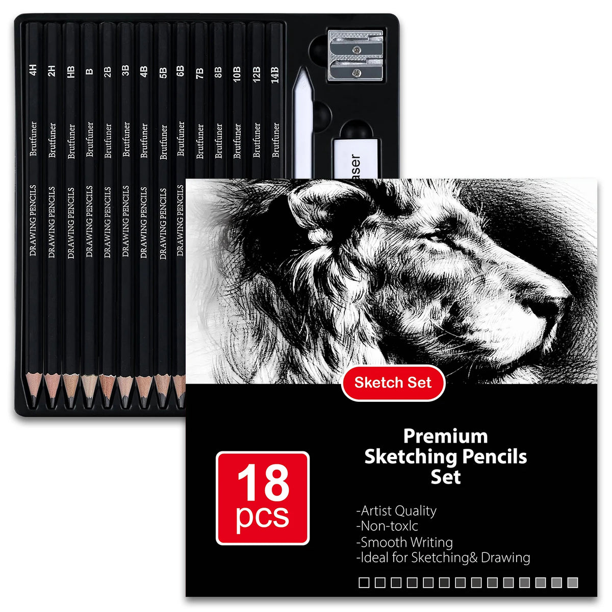 Drawing and Sketching Art Set – 14 to 58 Pieces