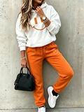 Women's Smiley-Print Hoodie and Jogger Set