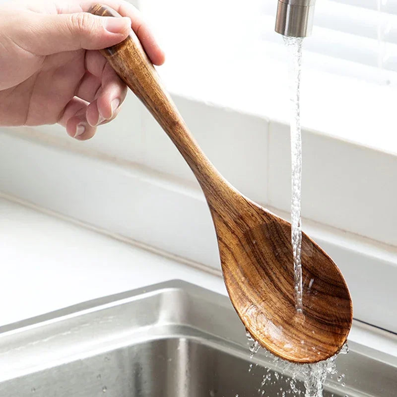 BalmyDays Acacia Wood Serving Spoons