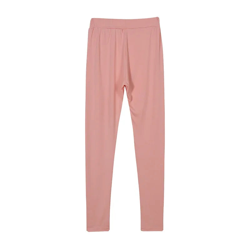 Women's Solid-Color Two-Piece Casual Outfit