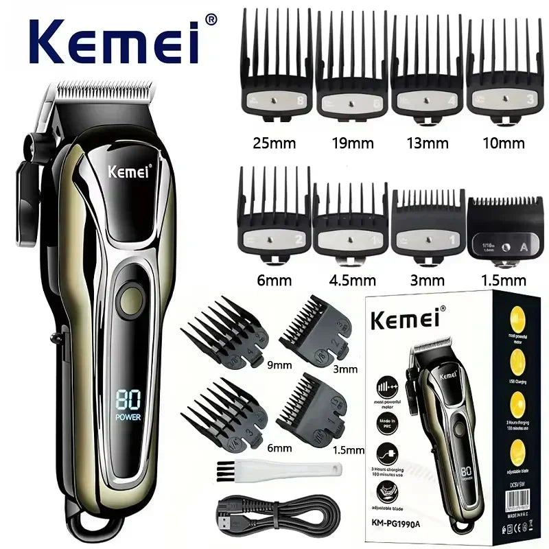 Kemei KM-PG1990A Rechargeable Hair Clipper
