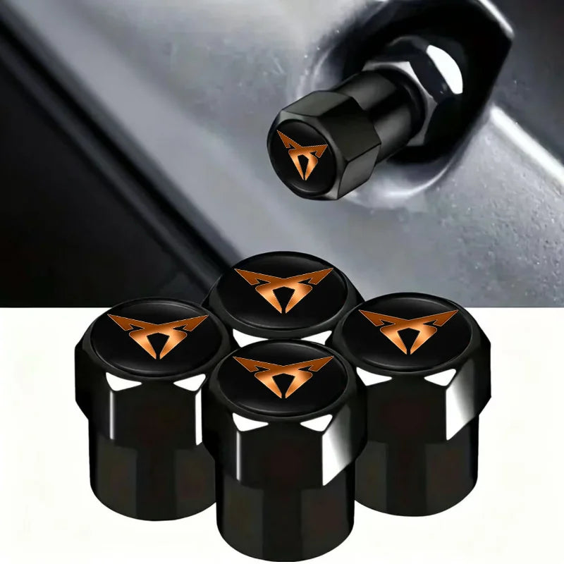 Metal Tire Valve Caps – Set of 4