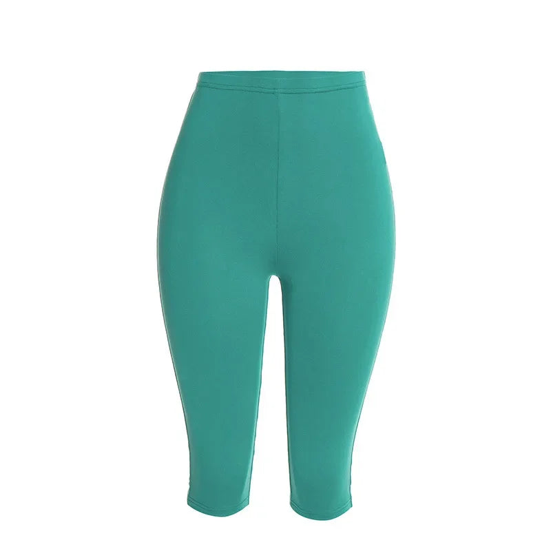 Women's Draped V-Neck Crop Top and Capri Set